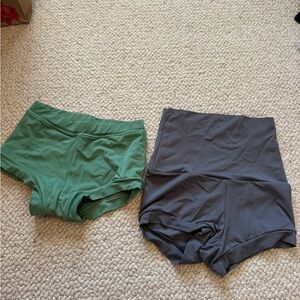 Balera Green and Gray Dance Shorts